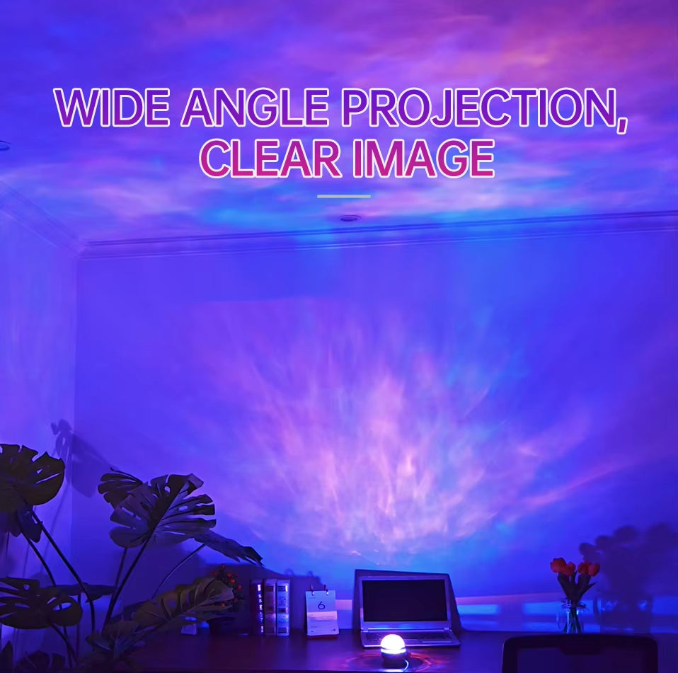 Proyector Galaxy USB con Efecto Aurora RGB – Luces Nocturnas 5V Transforma tu habitación en un espectáculo de luces con este proyector Galaxy que rota automáticamente y responde al sonido. Ideal para cine en casa, decoración de habitaciones o fiestas, incluye control remoto y compatibilidad DMX para una experiencia totalmente personalizada.