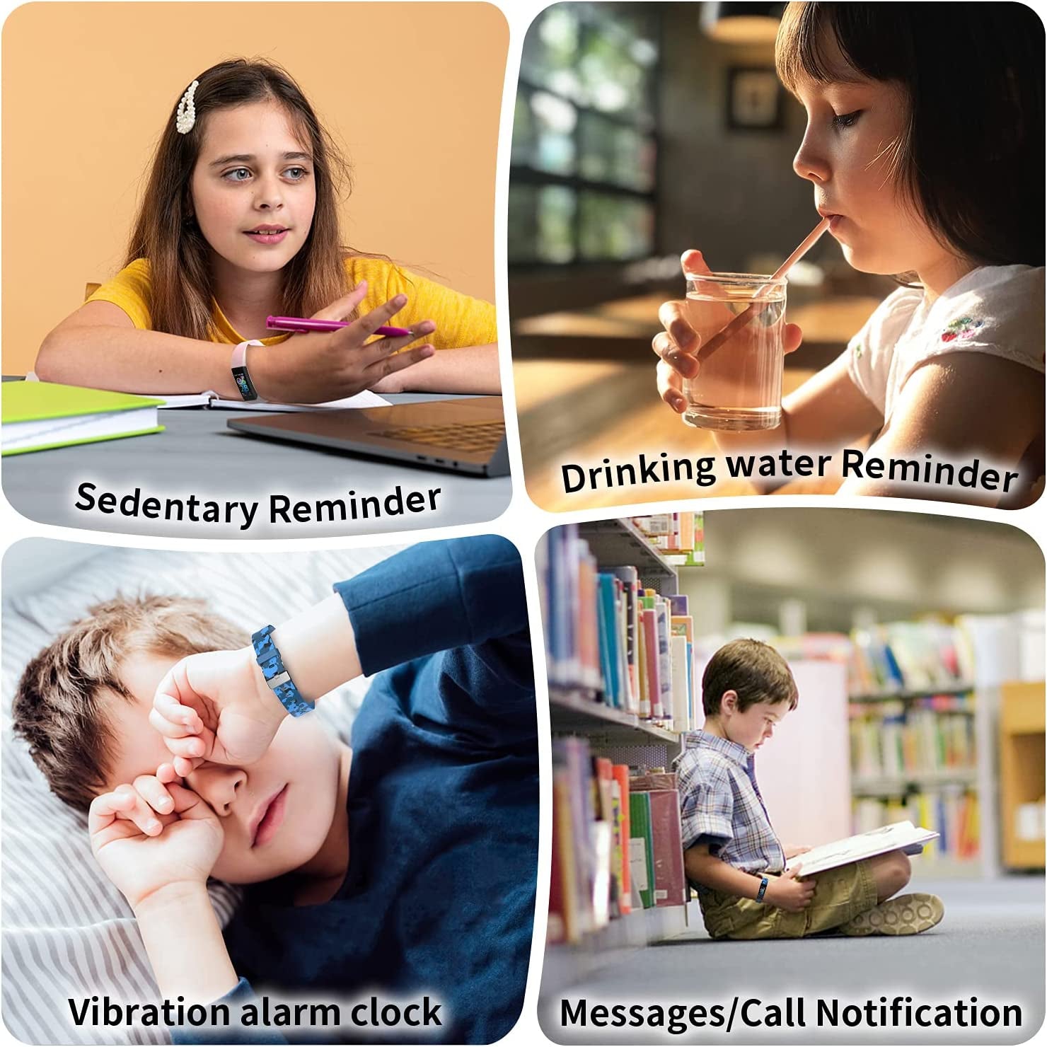 Reloj Inteligente Fitness para Niños y Jóvenes | Smartwatch Deportivo con Podómetro, 11 Modos Sport, Resistente al Agua IP68