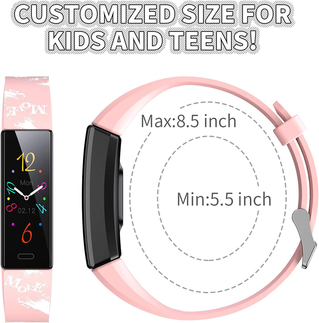 Reloj Inteligente Fitness para Niños y Jóvenes | Smartwatch Deportivo con Podómetro, 11 Modos Sport, Resistente al Agua IP68